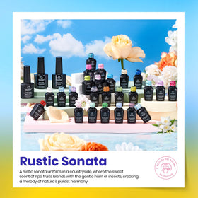 beetles Gel Polish Rustic Sonata Collection in use for DIY manicure
