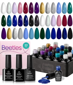 beetles Gel Polish Set 20 mini gel colours front view