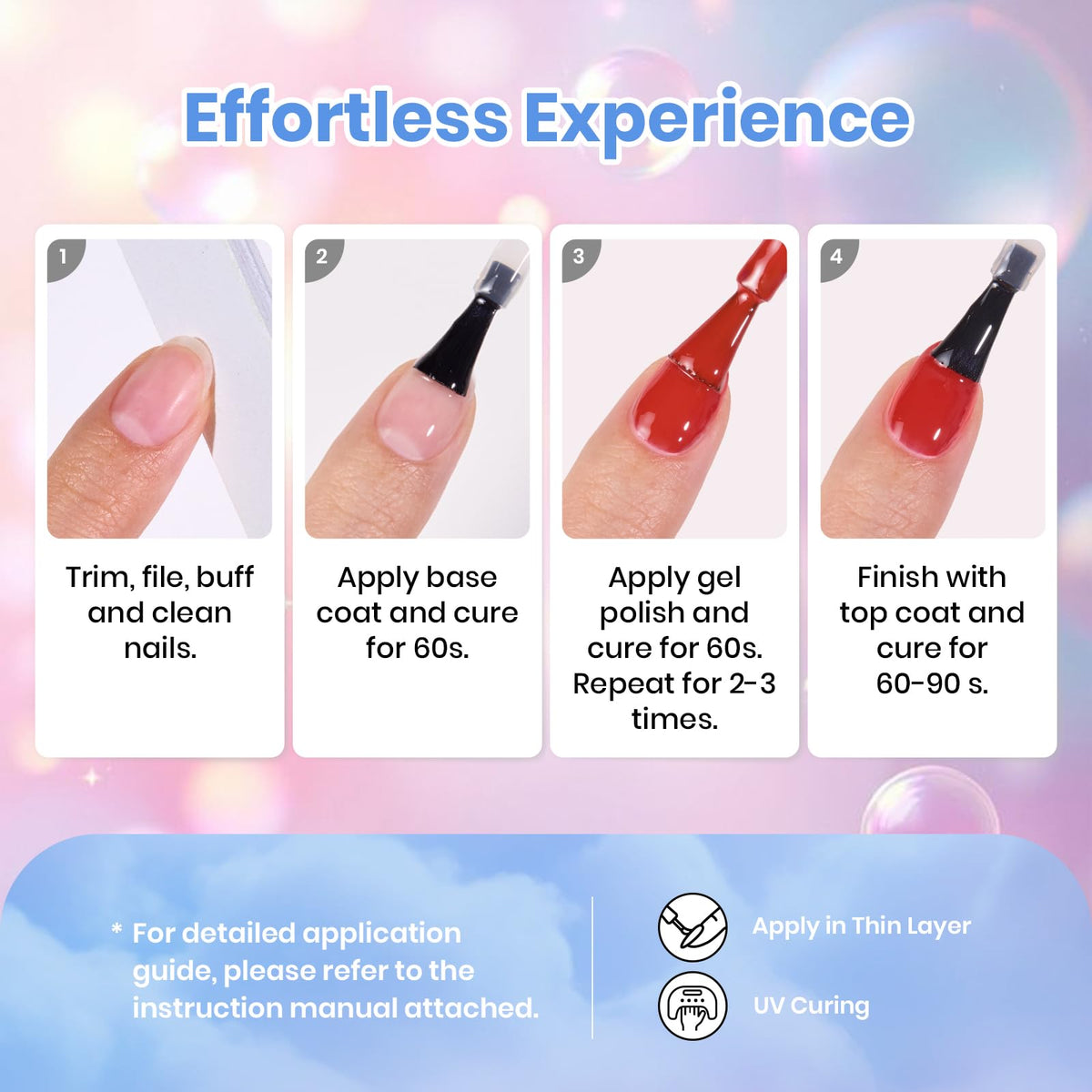 beetles Gel Polish Set arranged with UV/LED lamp for curing