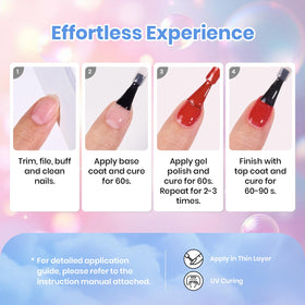 beetles Gel Polish Set arranged with UV/LED lamp for curing
