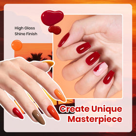 beetles Gel Polish set displayed with nail art tools