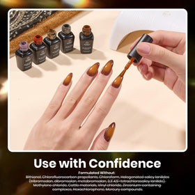 beetles Gel Polish Set displayed with nail art tools