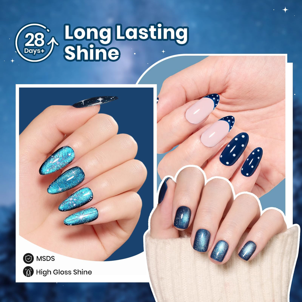 beetles Gel Polish set displayed with nail art tools