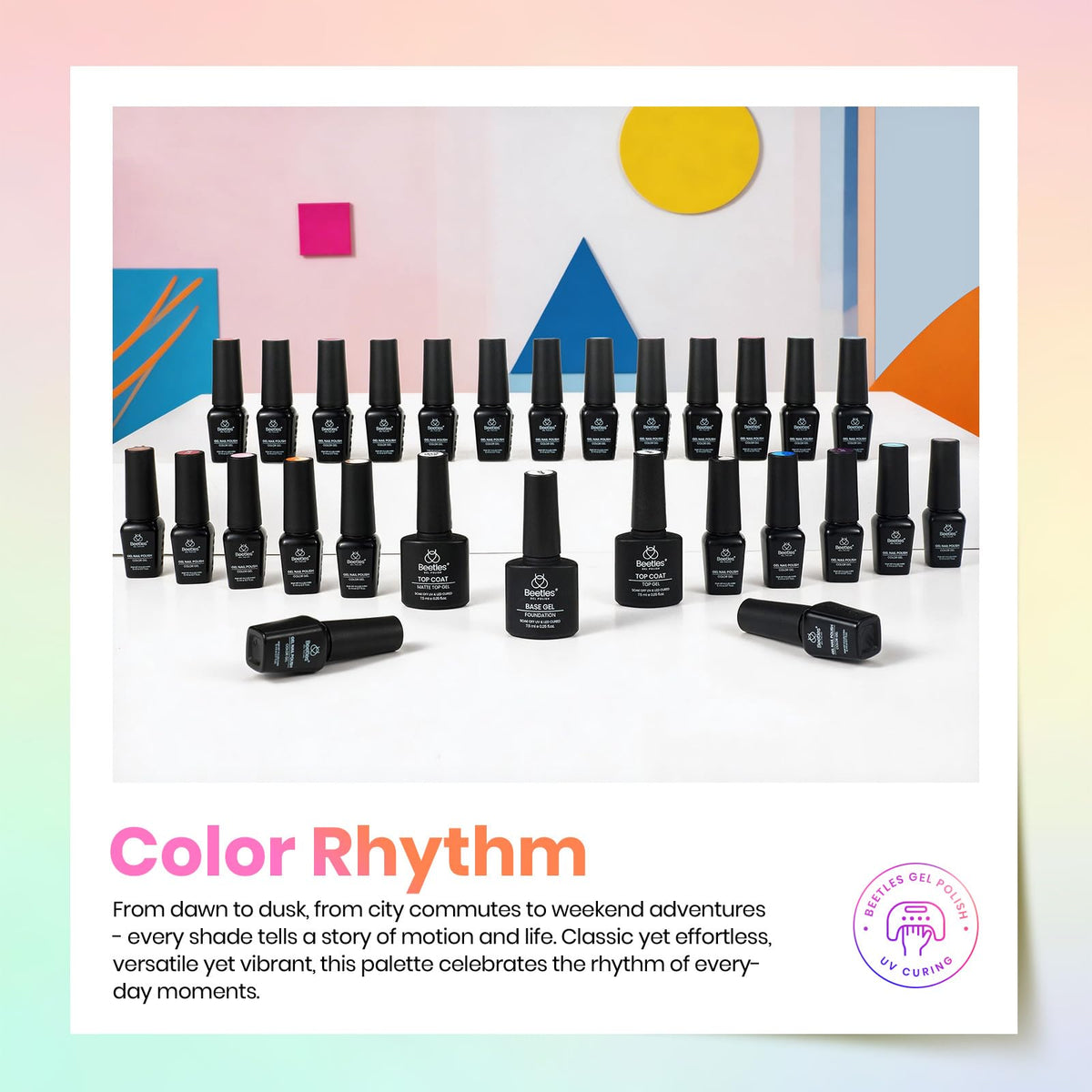 beetles Gel Polish set in packaging