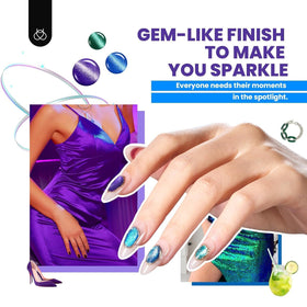 beetles gel polish set in plastic storage case