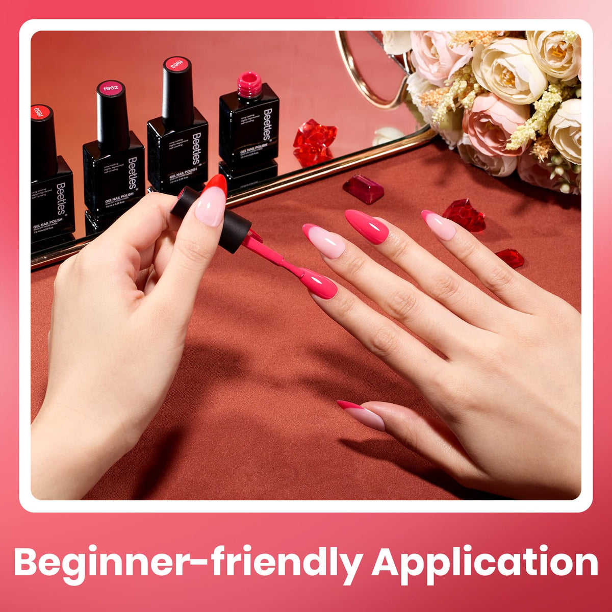 beetles Gel Polish set in travel-friendly packaging