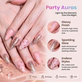 beetles gel polish set including base coat and top coats
