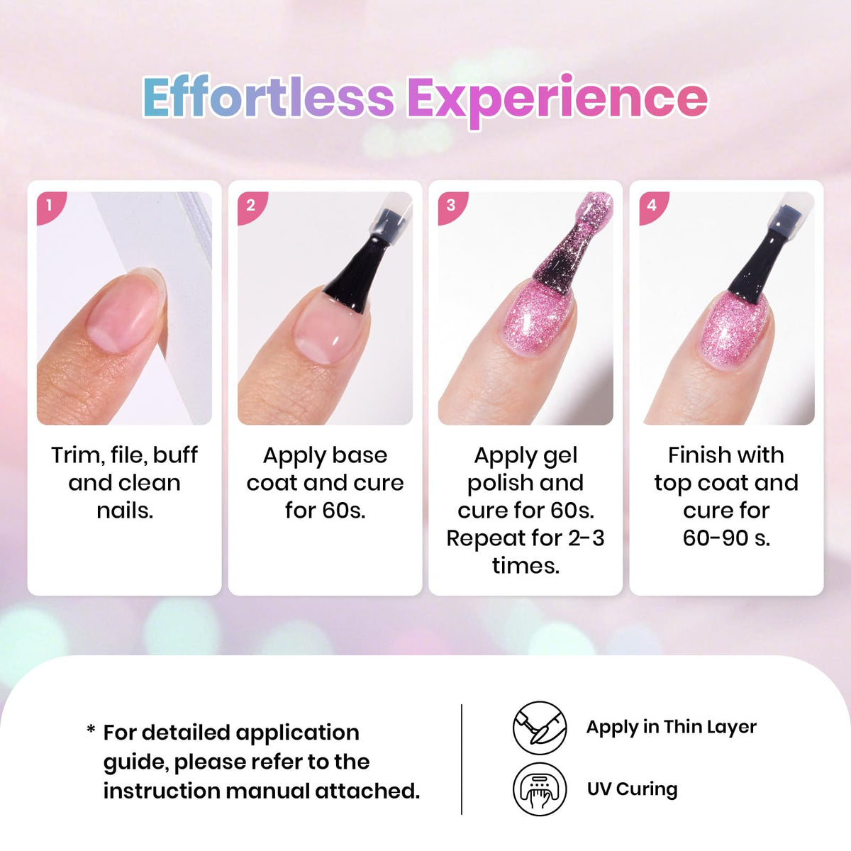 beetles gel polish set packaging and contents