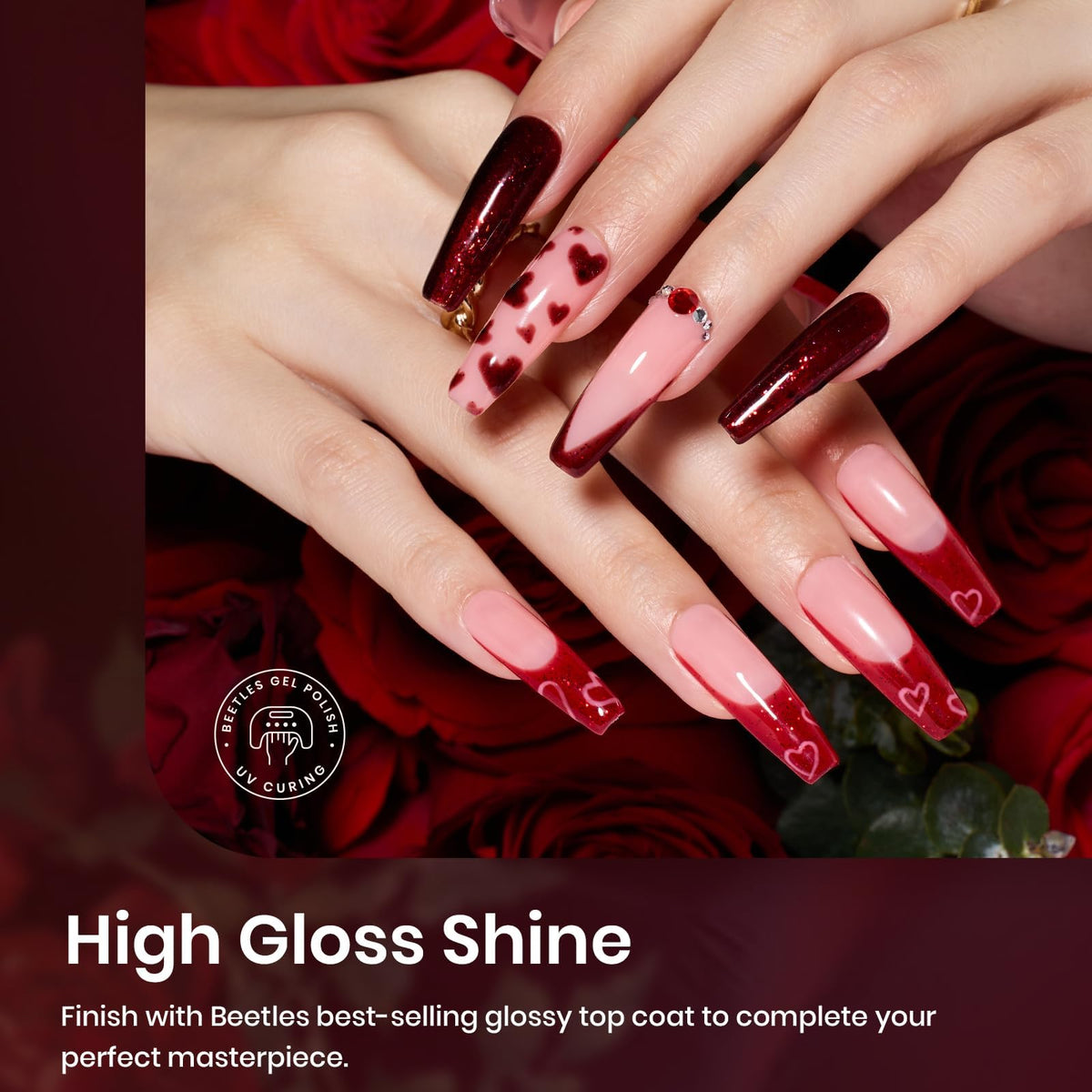 beetles Gel Polish Set packaging in a gift-ready box