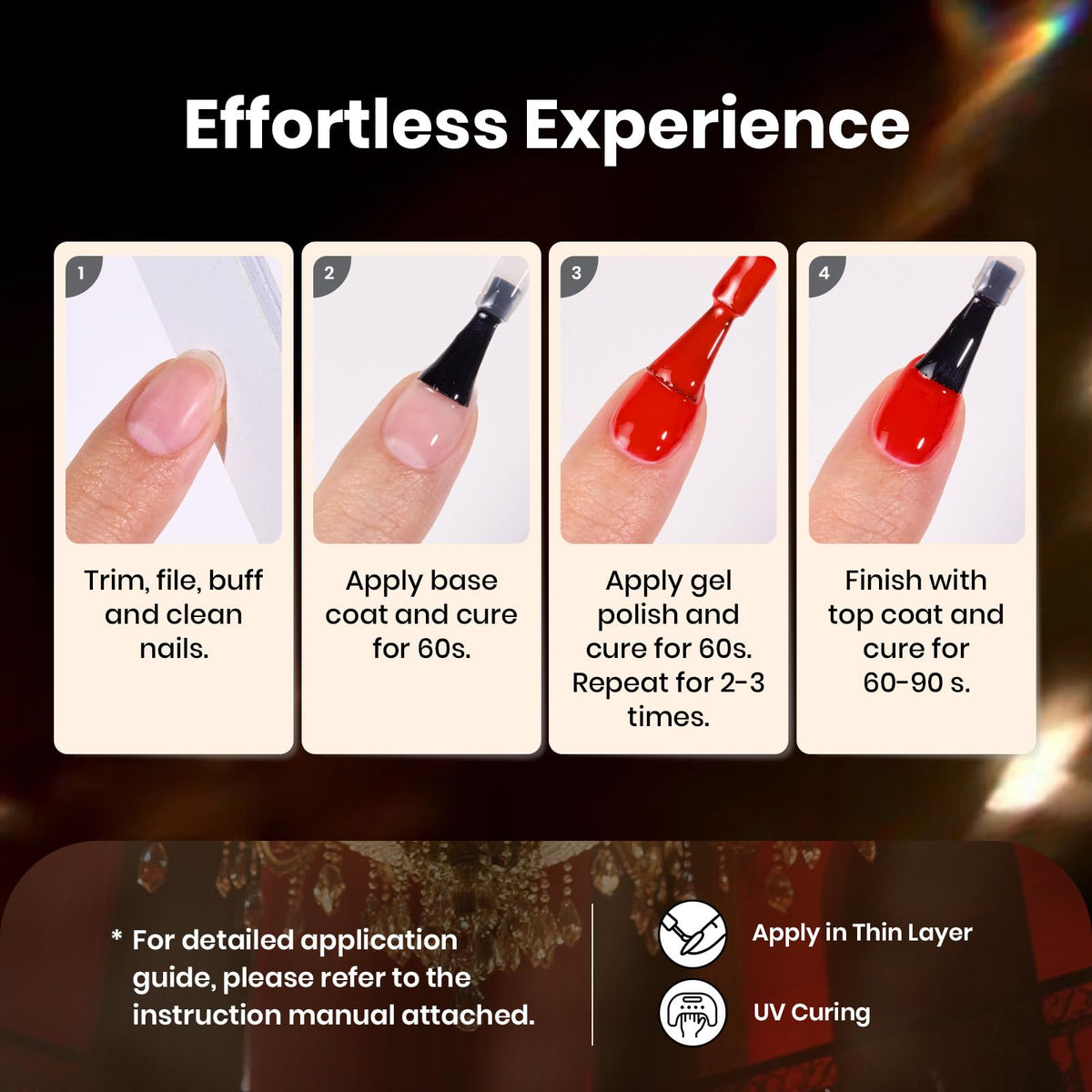 beetles Gel Polish Set packaging with 25 colours