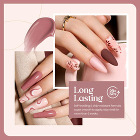 beetles Gel Polish set packaging with six neutral colours