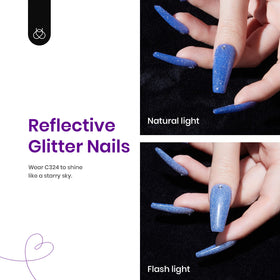 Beetles gel polish set showing all 6 colours side by side