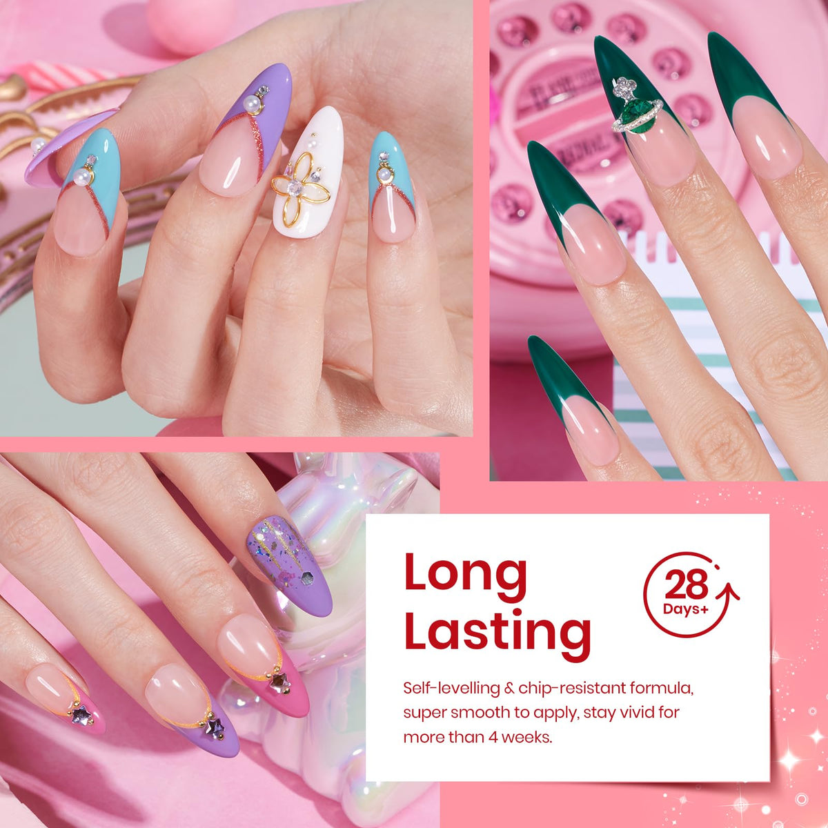 beetles Gel Polish Set with LED lamp for curing