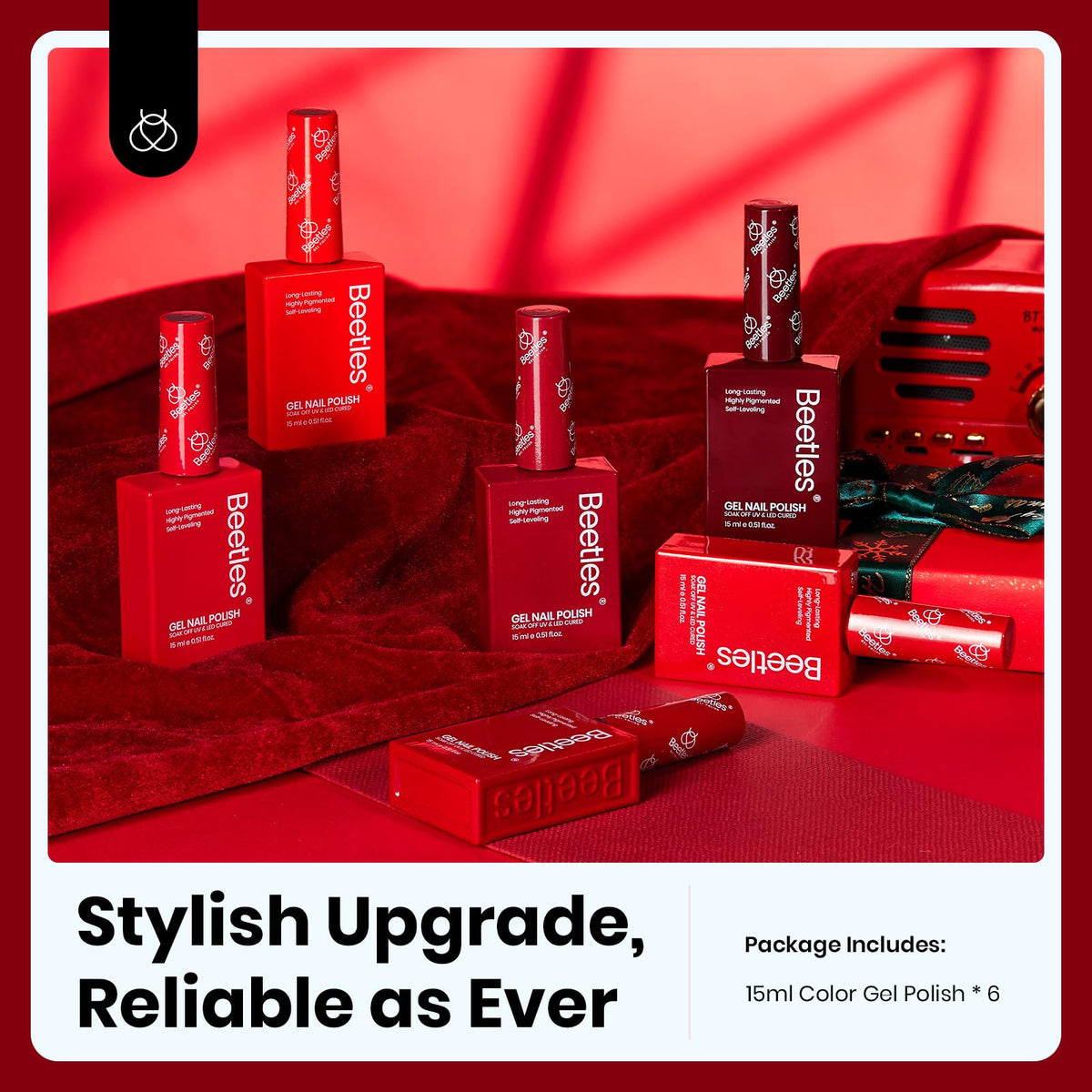 beetles Gel Polish set with tools for manicure