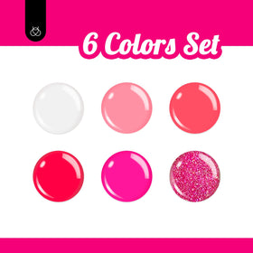beetles Gel Polish shades including soft pink and hot pink