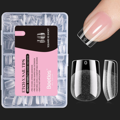 beetles Gel Polish Short Square Nail Tips 288Pcs front view