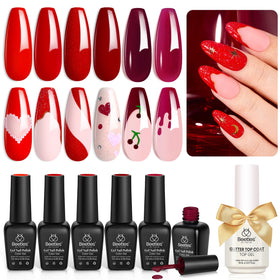 beetles Gel Polish showing glossy finish on nails