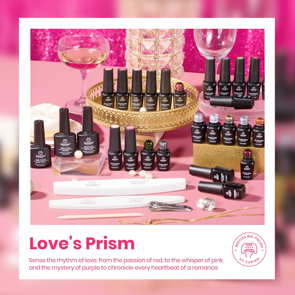 beetles Gel Polish smooth brush for easy application