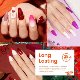 beetles Gel Polish soft pink shade from Fall Yard Collection