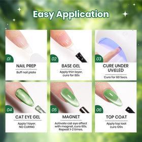 beetles Gel Polish summer forest green theme inspiration