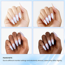 beetles Gel Polish Swirling Clouds 15ML application process