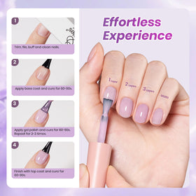 beetles Gel Polish Taro Milk Tea gel polish close-up