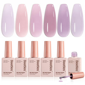 beetles Gel Polish Taro Milk Tea Jelly Gel Nail Polish Set front view