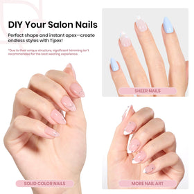 beetles Gel Polish Tipex nail tips in various sizes