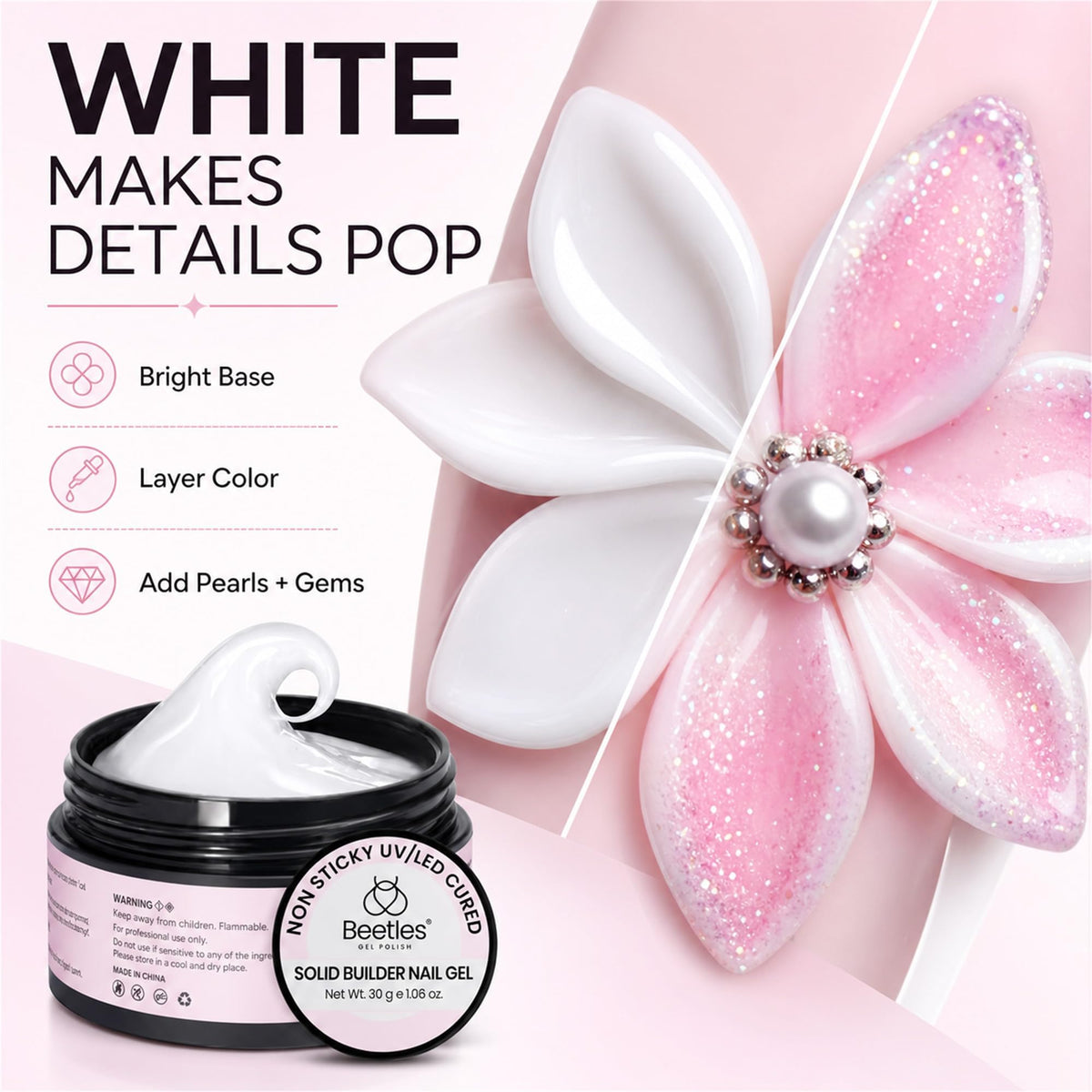 beetles Gel Polish tweezer included in the kit