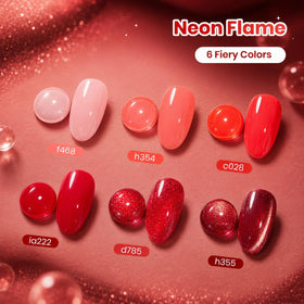 beetles Gel Polish vibrant coral pink shade close-up