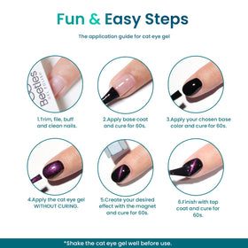 beetles Gel Polish vibrant nail art designs using the set