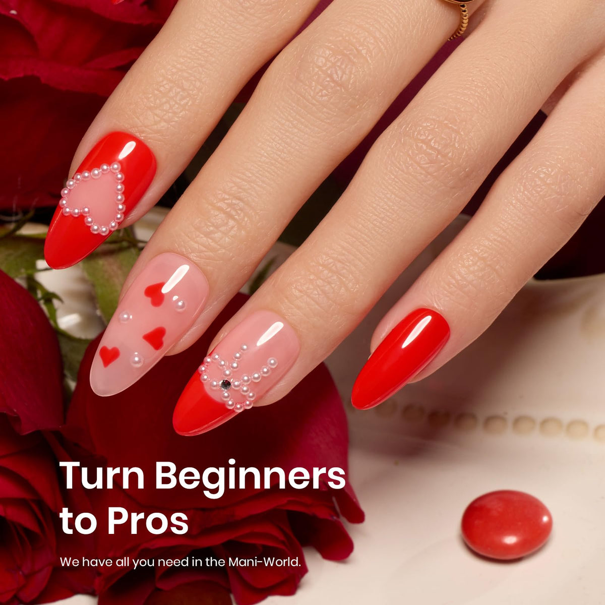 beetles Gel Polish vibrant pink shade bottle
