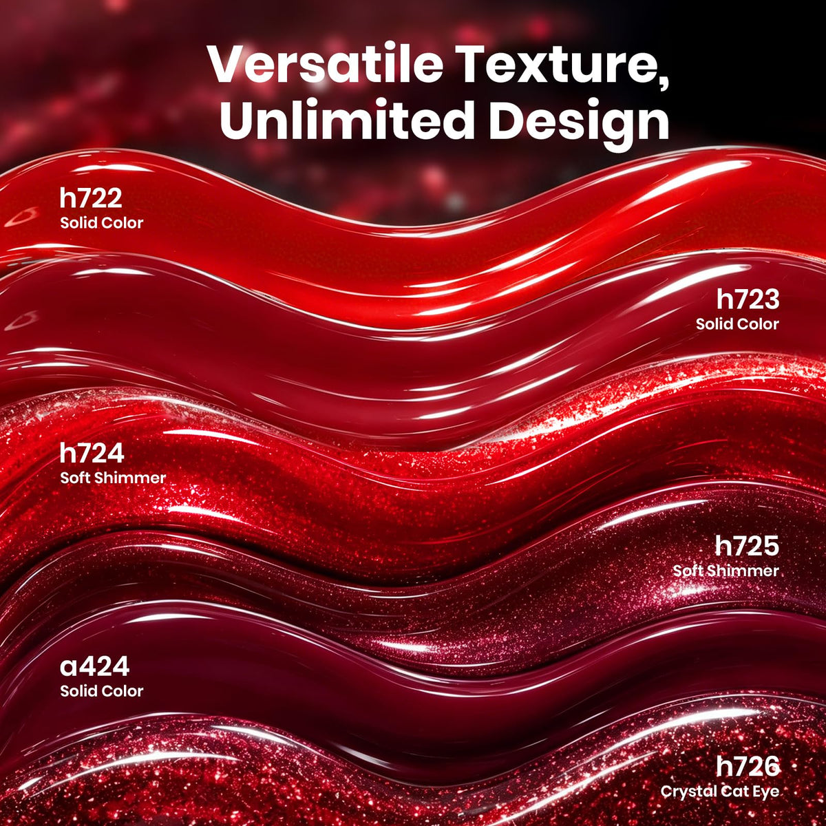 beetles Gel Polish vibrant red gel polish bottle