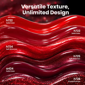 beetles Gel Polish vibrant red gel polish bottle