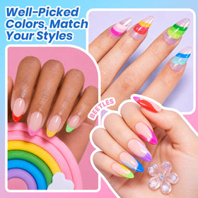 beetles Gel Polish vibrant summer shades display