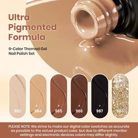 beetles Gel Polish warm caramel shade close-up