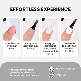 beetles Gel Polish White Gel Nail Polish 15ml packaging
