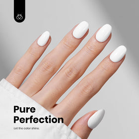 beetles Gel Polish White Gel Polish with UV lamp