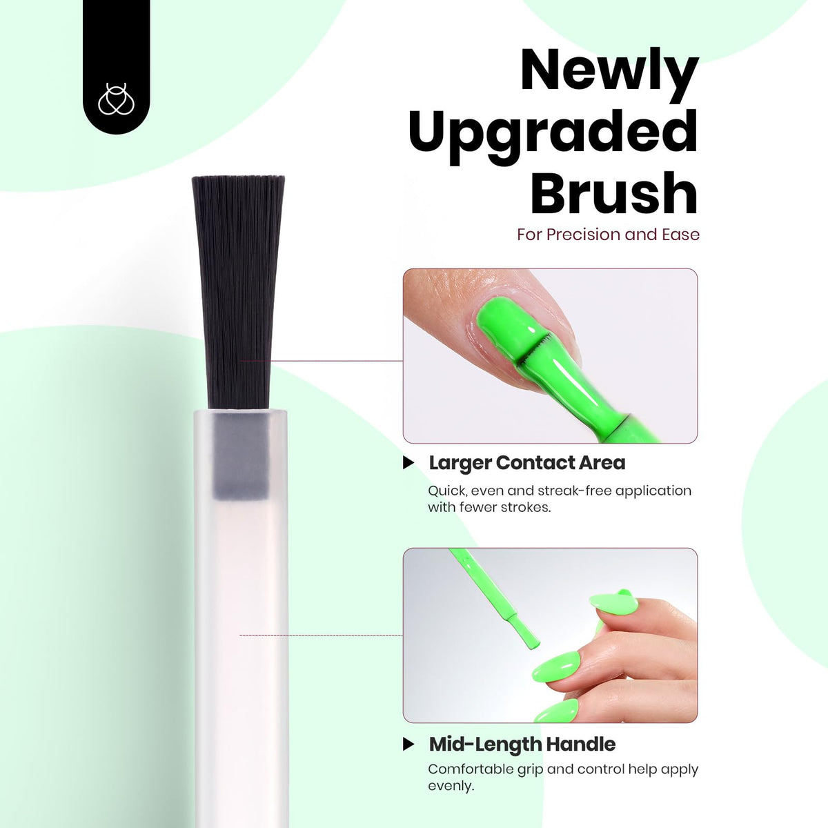 Beetles Green Gel Nail Polish 15ml packaging details