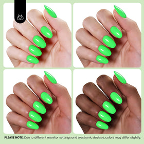 Beetles Green Gel Nail Polish 15ml with UV lamp