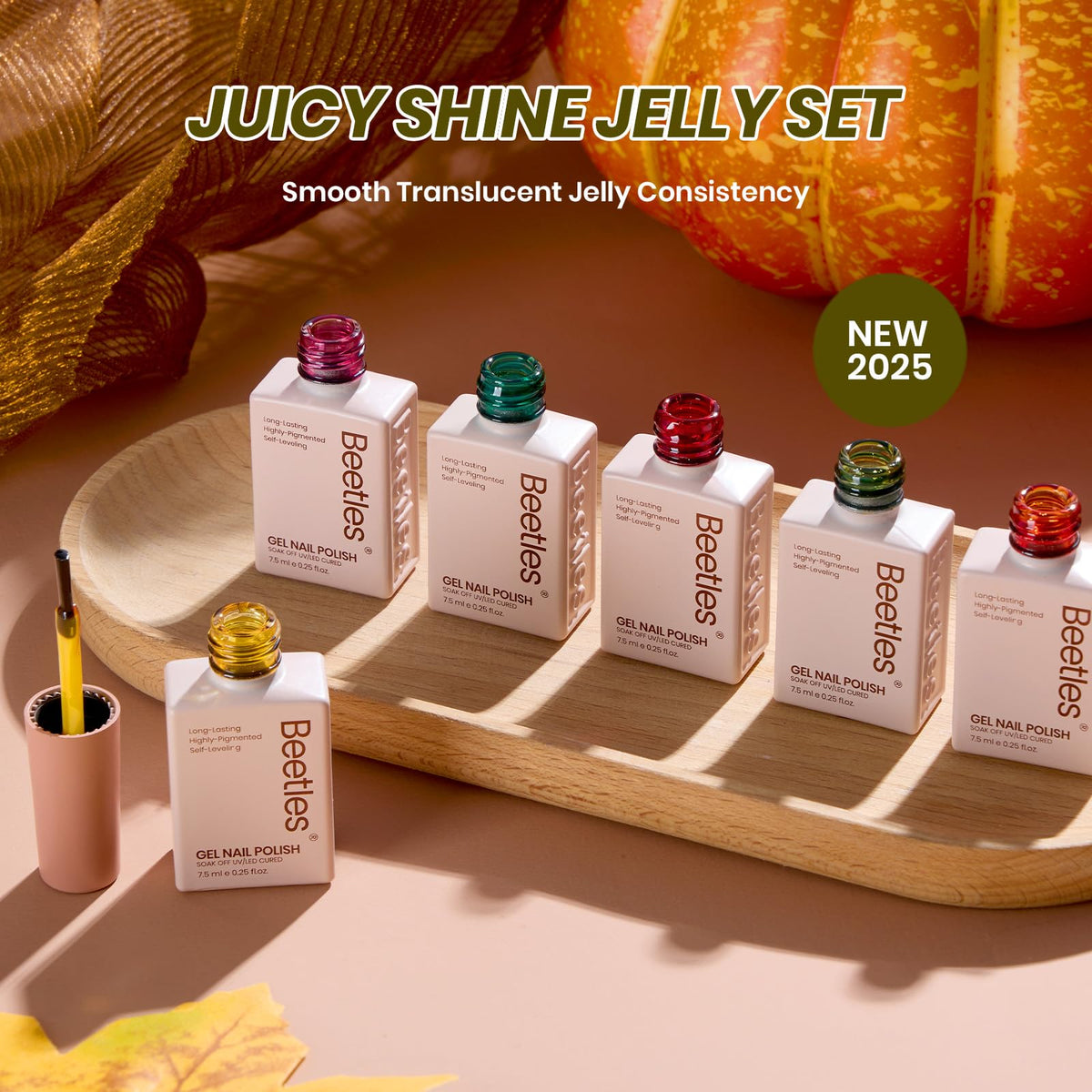 Beetles Jelly Gel Nail Polish application process