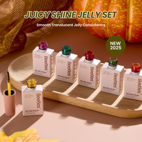 Beetles Jelly Gel Nail Polish application process