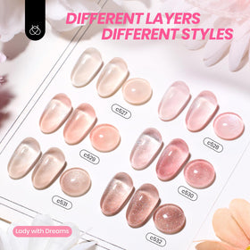 beetles Jelly Gel Nail Polish close-up of jelly pink shade