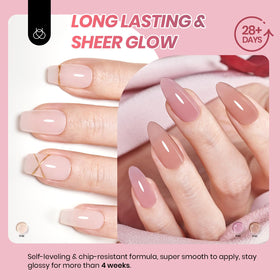 beetles Jelly Gel Nail Polish in brown shade