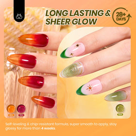Beetles Jelly Gel Nail Polish Set packaging