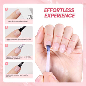beetles Milky Pink Gel Nail Polish packaging