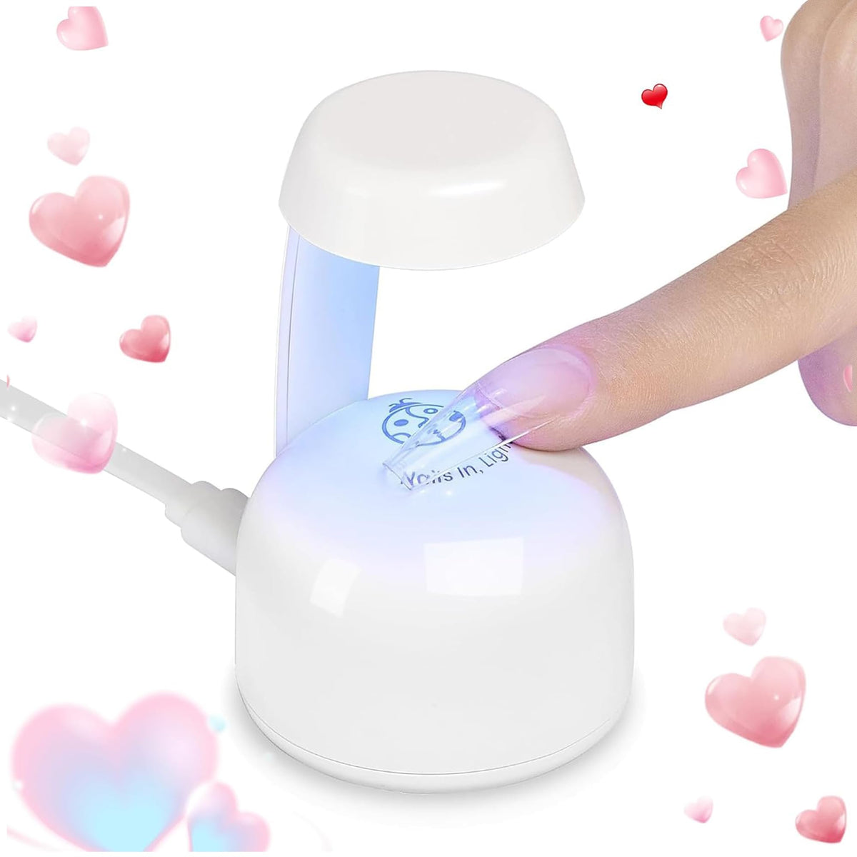 beetles Mini UV Light for Gel Nails front view