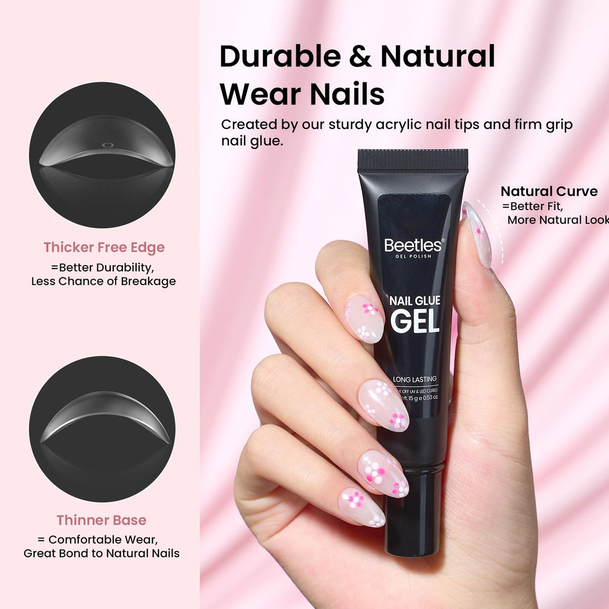 beetles Mini UV Nail Lamp for curing gel nails