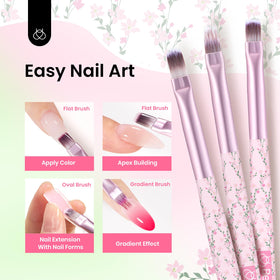 beetles nail art gradient brush in use