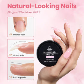 beetles nail brush conditioner and rhinestones glue in the kit